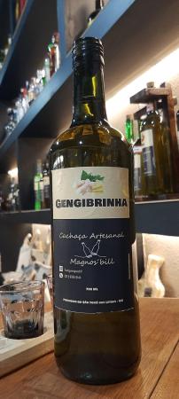Cachaça Artesanal Gengibrinha, Feita com gengibre e mel